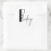 Freitag Runder Aufkleber (Tasche)