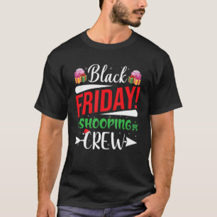Freitag Shopping Crew Weihnachten Black Shopping F T-Shirt