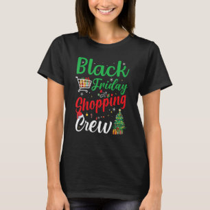 Freitag Shopping Crew Weihnachten Black Shopping F T-Shirt