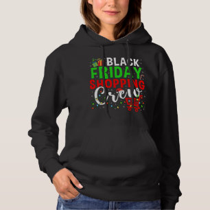 Freitag Shopping Crew Weihnachten Lights Black Sho Hoodie