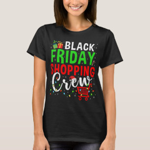 Freitag Shopping Crew Weihnachten Lights Black Sho T-Shirt