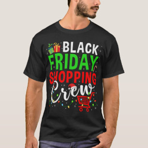 Freitag Shopping Crew Weihnachten Lights Black Sho T-Shirt