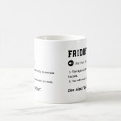 FREITAG Tasse - Wochenende Vibes Kaffeemaschine Ta (Mittel)