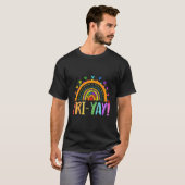 Freitag-Toll Lehrer-Wochenende Freitag Boho-Regenb T-Shirt (Vorne ganz)