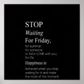 Freitag wart poster (Vorne)