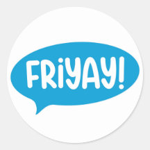 Freitag Wochenende Blue Modern Simple