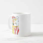 Freitag Yay Glücklicher Freitag Lustiges Wochenend Kaffeetasse (Vorderseite Links)