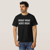 Freitagabend Filmabend T - Shirt (Vorne ganz)