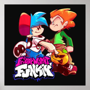 Freitagabend Funkin Boyfriend und Pico Poster