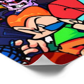 Freitagabend Funkin Collage Poster (Ecke)