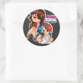 Freitagabend Funkin der Beeter-Aufkleber Runder Aufkleber (Tasche)