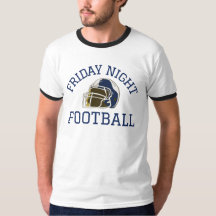 Freitagabend-Fußball-Helm-Spieltag-T-Shirt