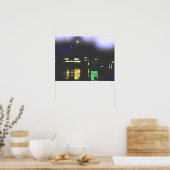 Freitagabend im Stadtzentrum Poster (Küche)