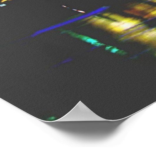 Freitagabend im Stadtzentrum Poster (Ecke)