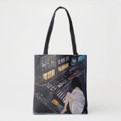 Freitagabend-Malerei von Alfred Fox Poster Tasche (Vorderseite)