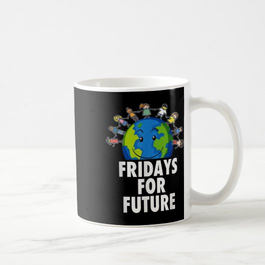 Freitage für Demonstration Fff Support Environment Kaffeetasse (Rechts)