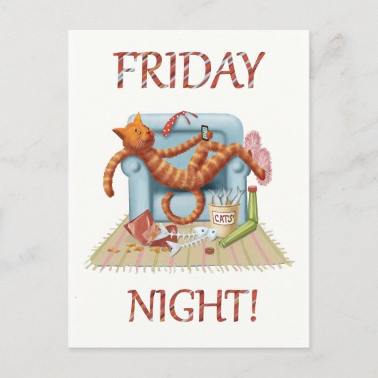 Freitagnacht Postkarte (Vorderseite)