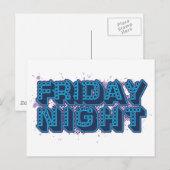 Freitagnacht Postkarte (Vorne/Hinten)