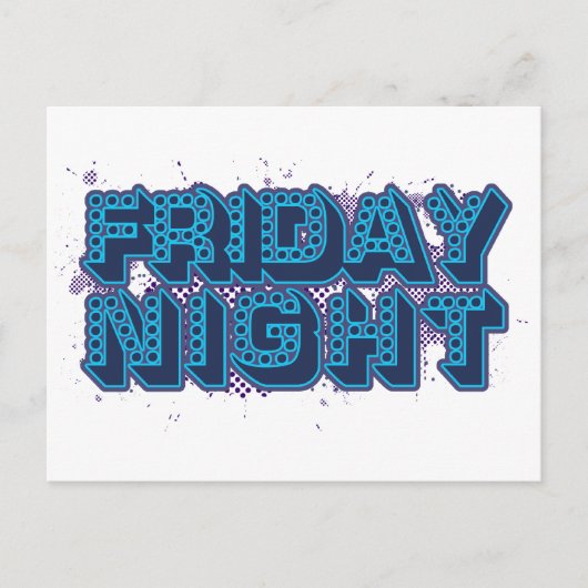Freitagnacht Postkarte (Vorderseite)