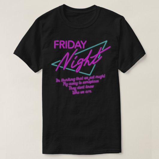 Freitagnacht T-Shirt (Design vorne)