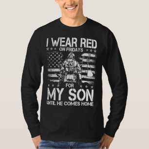 Freitags trage ich Rot für meinen Sohn, bis er kom T-Shirt
