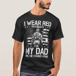 Freitags trage ich Rot für meinen Vater, bis er ko T-Shirt
