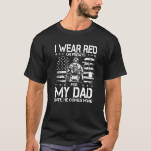 Freitags trage ich Rot für meinen Vater, bis er ko T-Shirt