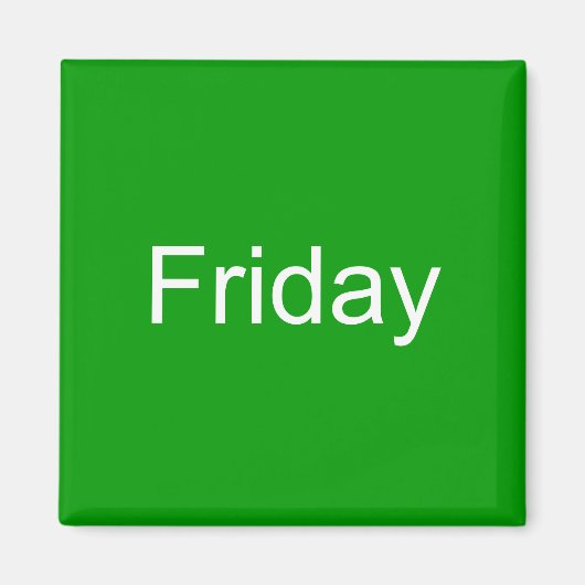 Freitagsmagnet Magnet (Vorne)