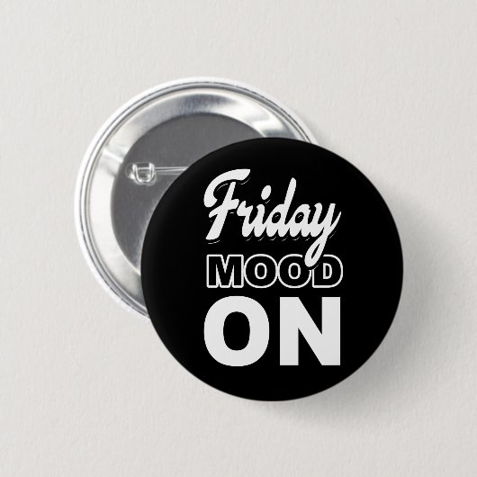 Freitagsstimmung Button (Vorne & Hinten)