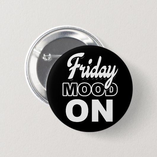 Freitagsstimmung Button (Vorne & Hinten)