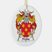 Freitas Familienwappen Keramikornament (Rechts)