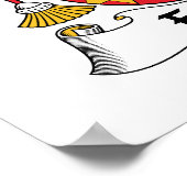 Freitas Familienwappen Poster (Ecke)