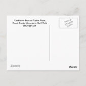 Freitragende Scheune an Tipton Platz Postkarte (Rückseite)