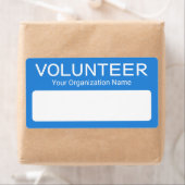 Freiwillige Adhesive Name Abzeichen Personalisiert (Insitu)