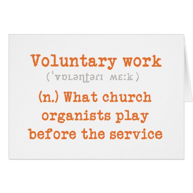 Freiwillige Arbeitskarte (Vorderseite (Horizontal))