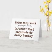 Freiwillige Arbeitskarte Karte (Gelbe Blume)