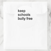 Freiwillige behalt Schulen Runder Aufkleber (Tasche)