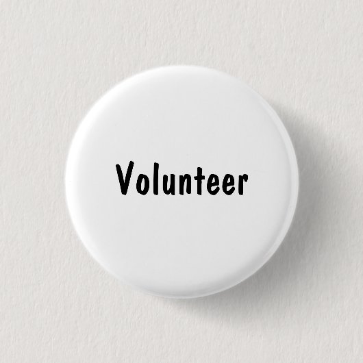 Freiwillige Button (Vorderseite)