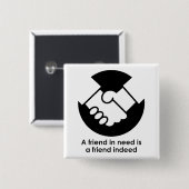 Freiwillige Button (Vorne & Hinten)