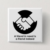 Freiwillige Button (Vorderseite)