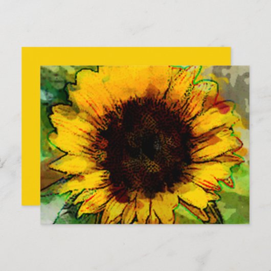 Freiwillige Dankeschön Karte (Vorne/Hinten)