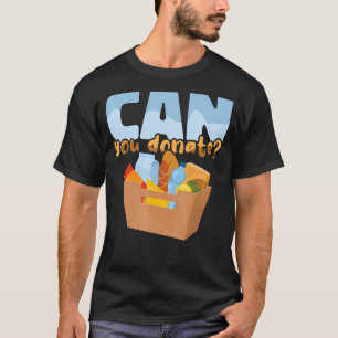 Freiwillige der Lebensmittelbank können Sie andere T-Shirt