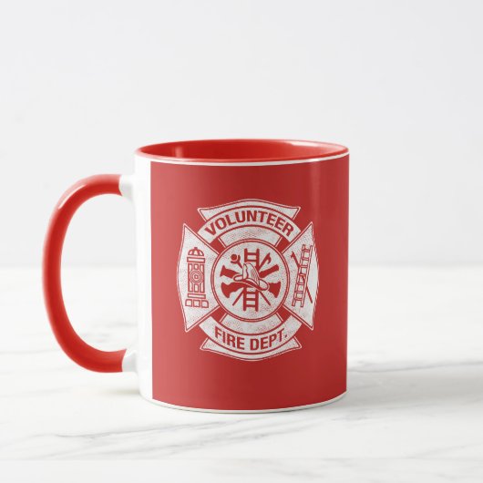 Freiwillige Feuerwehrmann-Kaffee-Tasse Tasse (Links)