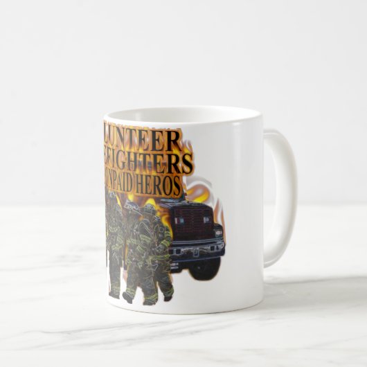 Freiwillige Feuerwehrmann-Tasse Kaffeetasse (VorderseiteRechts)