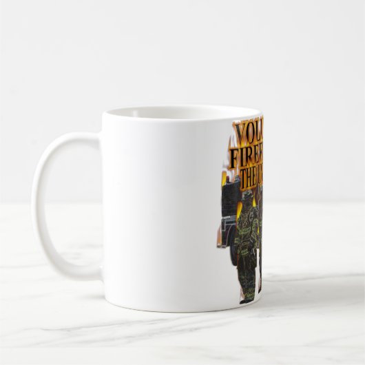 Freiwillige Feuerwehrmann-Tasse Kaffeetasse (Links)