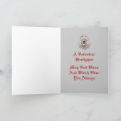 Freiwillige Firefighter-Grußkarte Karte (Innenseite)