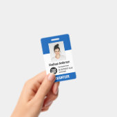 Freiwillige Foto-ID-Abzeichen mit Clip oder Lanyar Ausweis (Handheld)