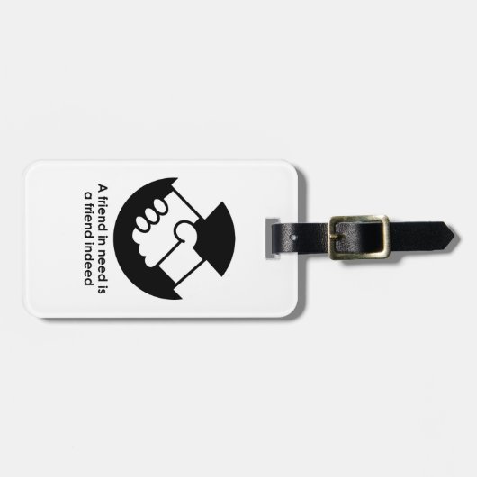 Freiwillige Gepäckanhänger (Vorderseite horizontal)