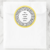 Freiwillige Geschenkideen Runder Aufkleber (Tasche)