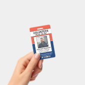 Freiwillige ID Card Modern Frag Me Logo Custom Abz Ausweis (Handheld)